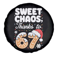 Sweet Chaos Thanks to 67 Spare Tire Cover Funny Christmas Cookie Meme with Sprinkles - Wonder Print Shop