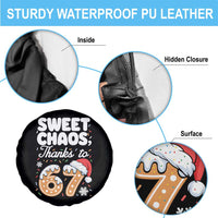 Sweet Chaos Thanks to 67 Spare Tire Cover Funny Christmas Cookie Meme with Sprinkles - Wonder Print Shop