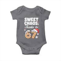 Sweet Chaos Thanks to 67 Baby Onesie Funny Christmas Cookie Meme with Sprinkles - Wonder Print Shop