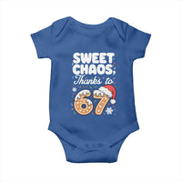 Sweet Chaos Thanks to 67 Baby Onesie Funny Christmas Cookie Meme with Sprinkles - Wonder Print Shop