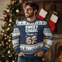 Sweet Chaos Thanks to 67 Ugly Christmas Sweater Funny Xmas Cookie Meme with Sprinkles - Wonder Print Shop