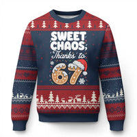Sweet Chaos Thanks to 67 Ugly Christmas Sweater Funny Xmas Cookie Meme with Sprinkles - Wonder Print Shop