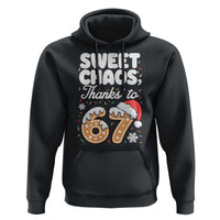 Sweet Chaos Thanks to 67 Hoodie Funny Christmas Cookie Meme with Sprinkles - Wonder Print Shop