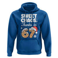 Sweet Chaos Thanks to 67 Hoodie Funny Christmas Cookie Meme with Sprinkles - Wonder Print Shop