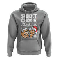 Sweet Chaos Thanks to 67 Hoodie Funny Christmas Cookie Meme with Sprinkles - Wonder Print Shop