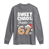Sweet Chaos Thanks to 67 Long Sleeve Shirt Funny Christmas Cookie Meme with Sprinkles - Wonder Print Shop