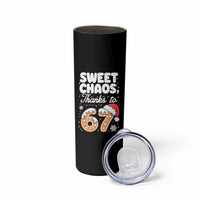 Sweet Chaos Thanks to 67 Skinny Tumbler Funny Christmas Cookie Meme with Sprinkles - Wonder Print Shop