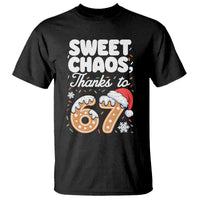 Sweet Chaos Thanks to 67 T Shirt Funny Christmas Cookie Meme with Sprinkles - Wonder Print Shop