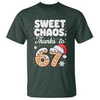 Sweet Chaos Thanks to 67 T Shirt Funny Christmas Cookie Meme with Sprinkles - Wonder Print Shop