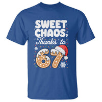Sweet Chaos Thanks to 67 T Shirt Funny Christmas Cookie Meme with Sprinkles - Wonder Print Shop