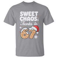 Sweet Chaos Thanks to 67 T Shirt Funny Christmas Cookie Meme with Sprinkles - Wonder Print Shop
