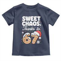 Sweet Chaos Thanks to 67 Toddler T Shirt Funny Christmas Cookie Meme with Sprinkles - Wonder Print Shop