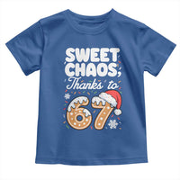 Sweet Chaos Thanks to 67 Toddler T Shirt Funny Christmas Cookie Meme with Sprinkles - Wonder Print Shop