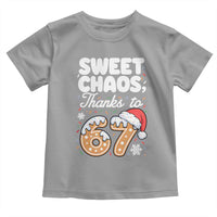 Sweet Chaos Thanks to 67 Toddler T Shirt Funny Christmas Cookie Meme with Sprinkles - Wonder Print Shop