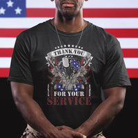 Thank You For Your Service Veterans Day Memorials Day Patriots T Shirt - Wonder Print Shop