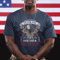 Thank You For Your Service Veterans Day Memorials Day Patriots T Shirt - Wonder Print Shop