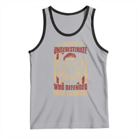 American Veteran Tank Top Never Underestimate An Old Man Who Defended Your Country