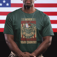 Never Underestimate An Old Man Who Defended Your Country T Shirt - Wonder Print Shop