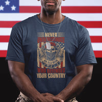 Never Underestimate An Old Man Who Defended Your Country T Shirt - Wonder Print Shop