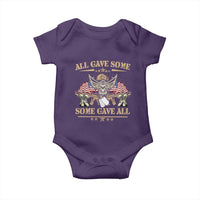 Patriotic Memorial Day Baby Onesie All Gave Some Some Gave All Veterans Memorials Day US Flag
