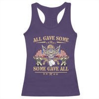 Patriotic Memorial Day Racerback Tank Top All Gave Some Some Gave All Veterans Memorials Day US Flag