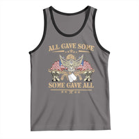 Patriotic Memorial Day Tank Top All Gave Some Some Gave All Veterans Memorials Day US Flag