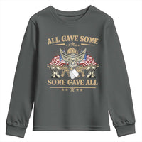 Patriotic Memorial Day Youth Sweatshirt All Gave Some Some Gave All Veterans Memorials Day US Flag