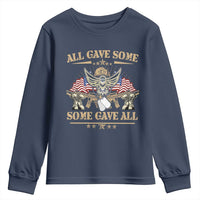 Patriotic Memorial Day Youth Sweatshirt All Gave Some Some Gave All Veterans Memorials Day US Flag