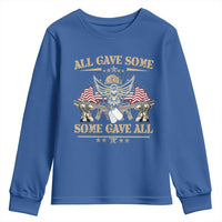Patriotic Memorial Day Youth Sweatshirt All Gave Some Some Gave All Veterans Memorials Day US Flag