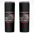American Veteran Skinny Tumbler I May Not Have A PhD But Have A DD-214 US Bald Eagle
