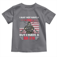 American Veteran Toddler T Shirt I May Not Have A PhD But Have A DD-214 US Bald Eagle