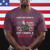 I May Not Have A PhD But Have A DD-214 For Veterans US Eagle T Shirt - Wonder Print Shop
