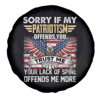 American Patriotic Spare Tire Cover Funny Sorry If My Patriotism Offends You Veterans Patriotism