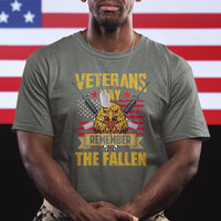 Remember The Fallen Veterans Day US Flag Eagle Honor Heroes T Shirt - Wonder Print Shop