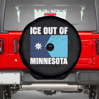 Ice Out Of Minnesota Spare Tire Cover State Flag Minneapolis Justice and Resistance