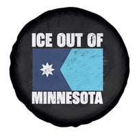 Ice Out Of Minnesota Spare Tire Cover State Flag Minneapolis Justice and Resistance