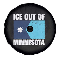 Ice Out Of Minnesota Spare Tire Cover State Flag Minneapolis Justice and Resistance