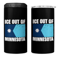 Ice Out Of Minnesota 4 in 1 Can Cooler Tumbler State Flag Minneapolis Justice and Resistance