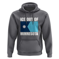Ice Out Of Minnesota Hoodie State Flag Minneapolis Justice and Resistance