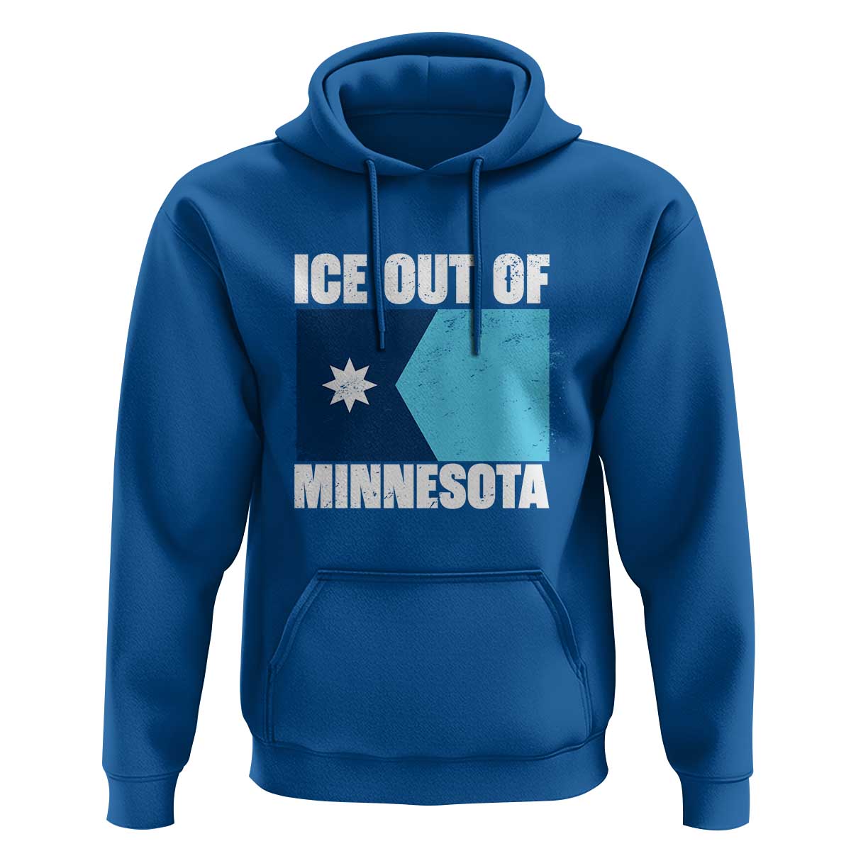 Ice Out Of Minnesota Hoodie State Flag Minneapolis Justice and Resistance