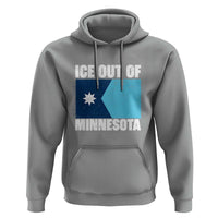 Ice Out Of Minnesota Hoodie State Flag Minneapolis Justice and Resistance