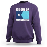 Ice Out Of Minnesota Sweatshirt State Flag Minneapolis Justice and Resistance