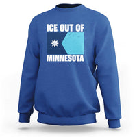 Ice Out Of Minnesota Sweatshirt State Flag Minneapolis Justice and Resistance