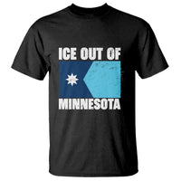 Ice Out Of Minnesota T Shirt State Flag Minneapolis Justice and Resistance