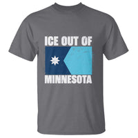 Ice Out Of Minnesota T Shirt State Flag Minneapolis Justice and Resistance