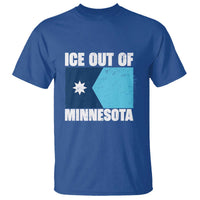 Ice Out Of Minnesota T Shirt State Flag Minneapolis Justice and Resistance