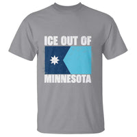 Ice Out Of Minnesota T Shirt State Flag Minneapolis Justice and Resistance