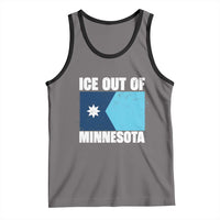 Ice Out Of Minnesota Tank Top State Flag Minneapolis Justice and Resistance