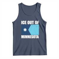 Ice Out Of Minnesota Tank Top State Flag Minneapolis Justice and Resistance