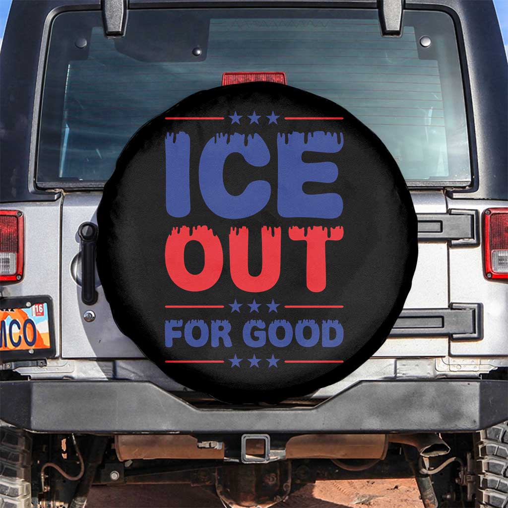 Ice Out For Good Protest Spare Tire Cover Justice Against Ice Political Resistance